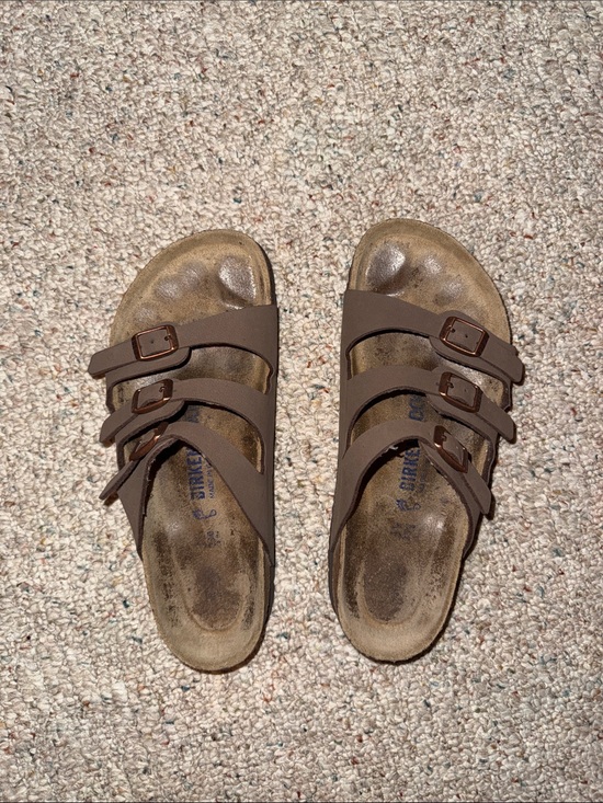 Birkenstock Shoes - Birkenstock Triple-Strap Sandals in Brown